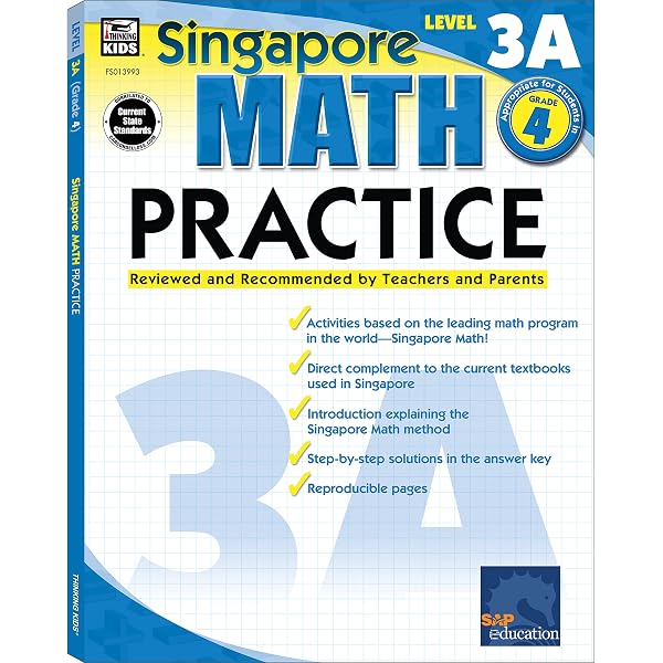 Singapore Math Practice Workbook―Level 2A Grade 3 Math Book